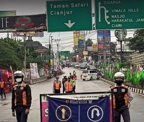 Ganjil Genap di Jalur Puncak Bogor Mulai Berlaku Sore Ini