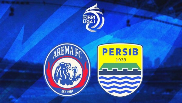 Hasil Pertandingan Arema Vs Persib Imbang 1-1 di Babak Pertama