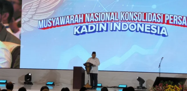 Prabowo dan Sejumlah Menteri Hadir di Munas Kadin Konsolidasi Persatuan