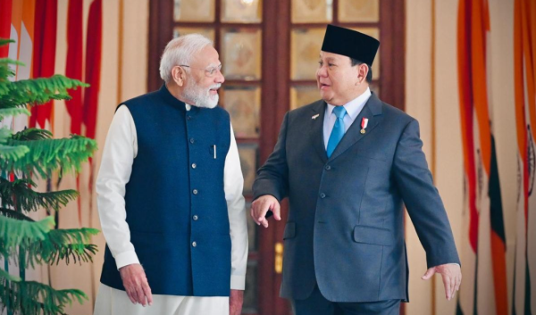 Prabowo Sebut Akar Bahasa Sansekerta sebagai Bukti Kedekatan Indonesia-India