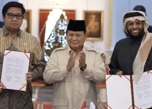 Prabowo Saksikan Penandatanganan MoU Proyek Hunian 1 Juta Unit dengan Qatar