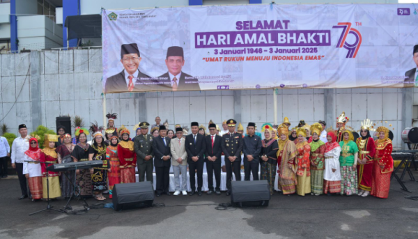 Kapolda Jabar Hadiri Upacara Peringatan Hari Amal Bhakti Ke-79 Tingkat Prov Jabar