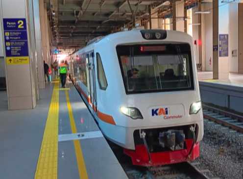 Jalur Kereta Bandara Soekarno-Hatta Normal Kembali, Setelah Tergenang Banjir