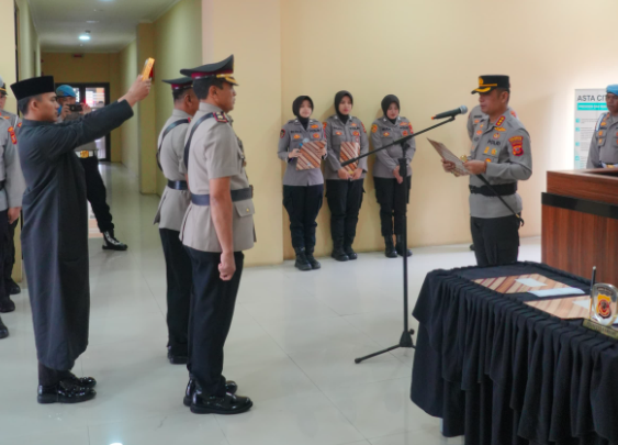 Kapolresta Bandung Pimpin Sertijab Kapolsek Dayeuhkolot dan Kapolsek Majalaya
