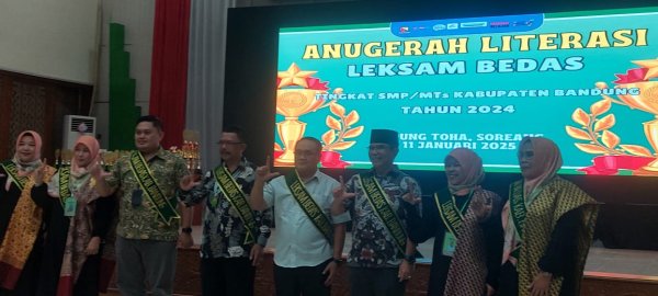 Anugerah Literasi Leksam Bedas Tingkat SMP/MTs Digelar di Kabupaten Bandung