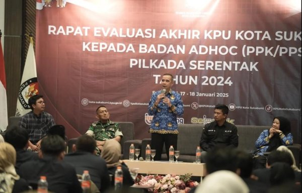 Sukses Tanpa Konflik, Pemkot Sukabumi Apresiasi Badan Adhoc Pilkada