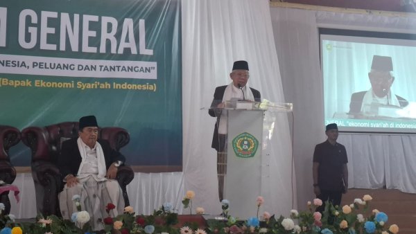 Kata Ma'ruf Amin Soal Tantangan Ekonomi Syariah: Regulasi, Literasi dan Instrumen