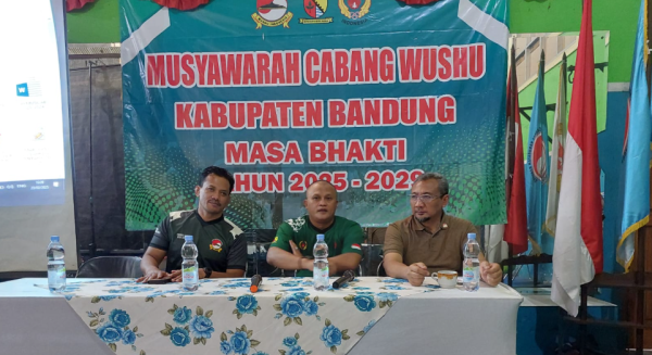 Agus Nanang Sunarya Kembali Pimpin Pengcab Wushu Kabupaten Bandung 2025-2029