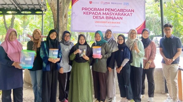 PkM Universitas Bakrie Olah Minyak Jelantah Jadi Sabun dan Lilin Aromaterapi