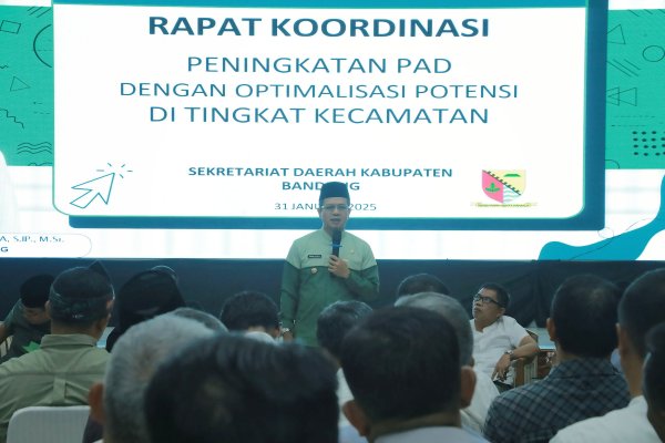 Optimalisasi Potensi di Tingkat Kecamatan, Pemkab Bandung Gelar Rakor Peningkatan PAD
