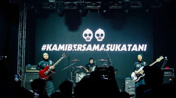 Voice of Baceprot dan Musisi Indonesia Suarakan Isu Lingkungan dan Solidaritas #IndonesiaGelap di Sonic/Panic Jakarta