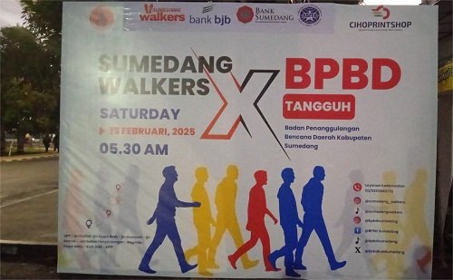 HUT ke-10 BPBD Sumedang: Jalan Sehat & Pelayanan Masyarakat