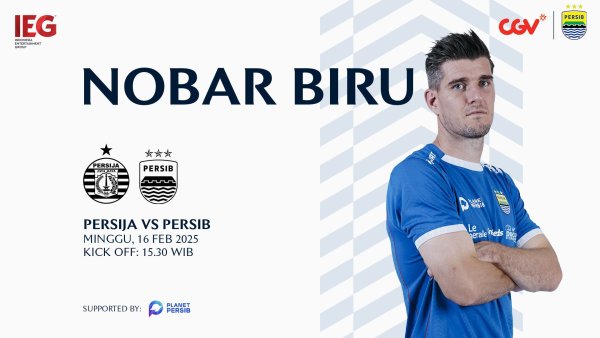 Ini Titik Nobar Biru Persib Lawan Persija