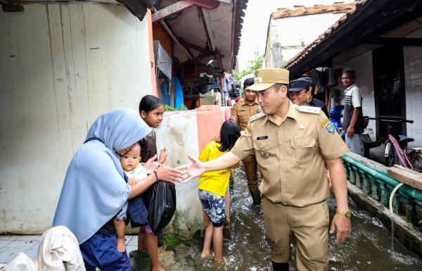 Wakil Wali Kota Bandung Tinjau Lokasi Banjir di Derwati dan Gedebage