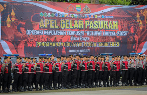 Operasi Ketupat Lodaya 2025 Dimulai, Polrestabes Bandung Siapkan 22 Pos Pengamanan