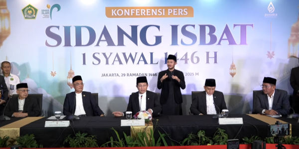 Hasil Sidang Isbat Kemenag Tetapkan Idul Fitri 2025 Jatuh pada 31 Maret 2025
