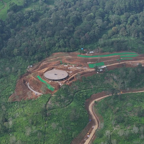 Drone Ungkap Pembukaan Lahan di Lereng Tangkuban Parahu