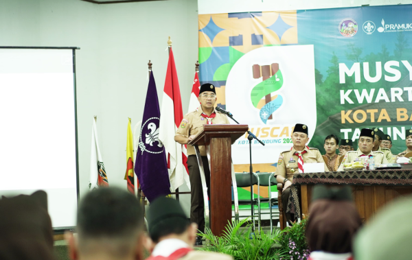 Pramuka Kota Bandung Gelar Muscab 2025, Wali Kota Soroti Kasus Dana Hibah