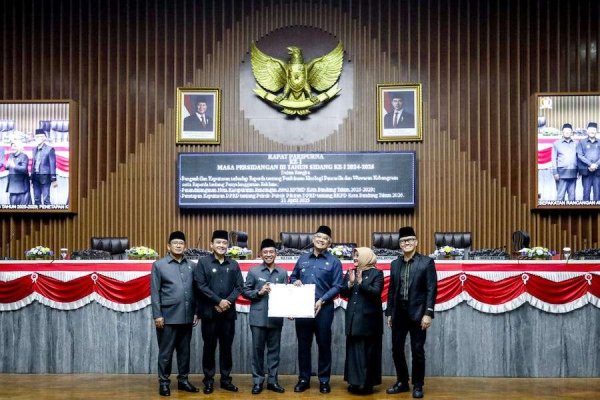DPRD Setujui Arah Pembangunan Kota Bandung dalam 5 Tahun ke Depan