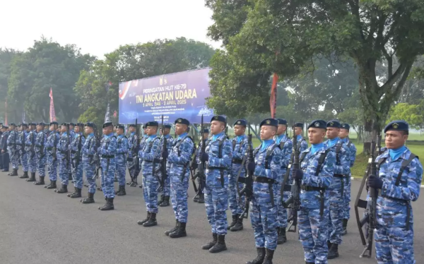 HUT ke-79 TNI AU Diperingati Serentak, Komandan Kopasgat Pimpin Upacara