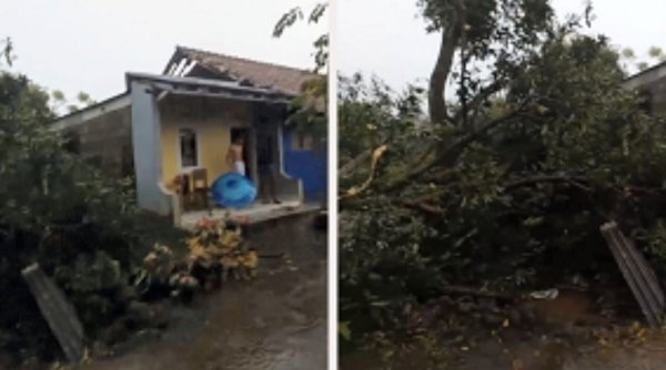 Angin Puting Beliung Terjang Dua Desa di Buahdua Sumedang