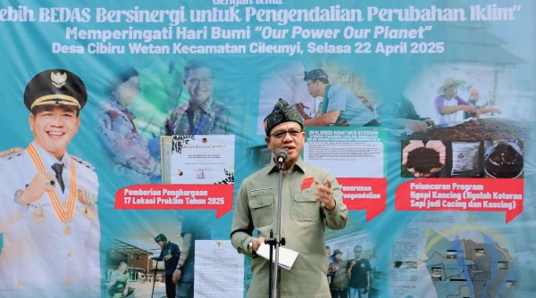 Program 100 Hari Kerja Bupati Bandung: DLH Laksanakan Gerakan Pengendalian Perubahan Iklim