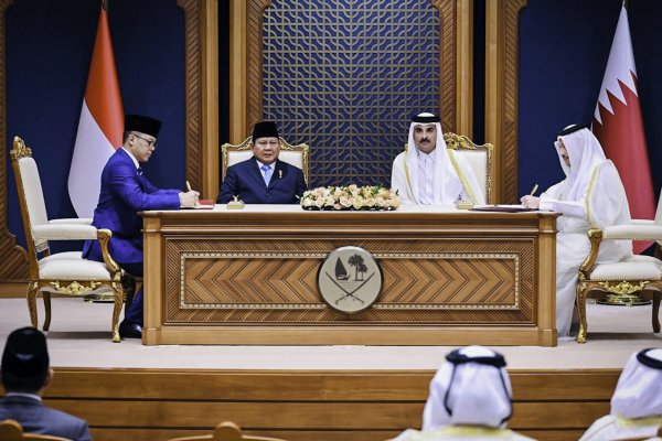 Prabowo dan Emir Qatar Saksikan Penandatanganan MoU Dialog Strategis RI–Qatar