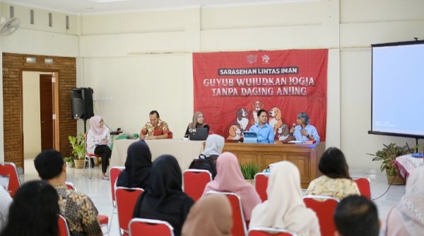 Sarasehan Lintas Iman, DMFI & AFJ Soroti Mandeknya Komitmen DIY Akhiri Konsumsi Daging Anjing