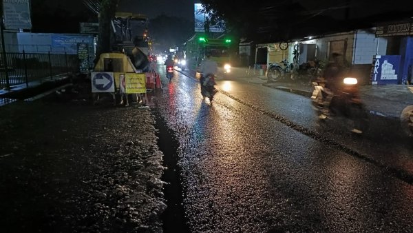 Jalan Provinsi Rusak dan Berlubang Mulai Diperbaiki, Tapi Tak Ada Pagu Anggaran?