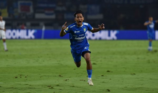 Beckham Putra Syukuri Kemenangan Persib 3-0 atas Persik Kediri