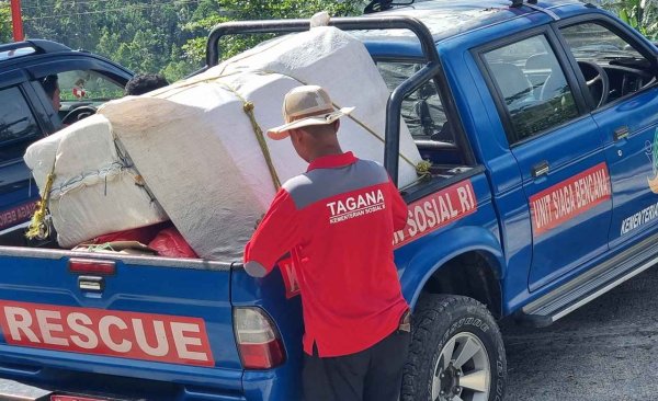 Bencana Tanah Bergerak di Brebes, Kemensos Kirim Bantuan dan Dirikan Dapur Umum