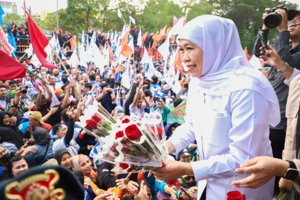 Peringatan May Day 2025 di Jatim, Khofifah Sepakati 17 Tuntutan Buruh