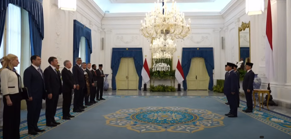 Delapan Dubes Asing Serahkan Surat Kepercayaan ke Presiden Prabowo