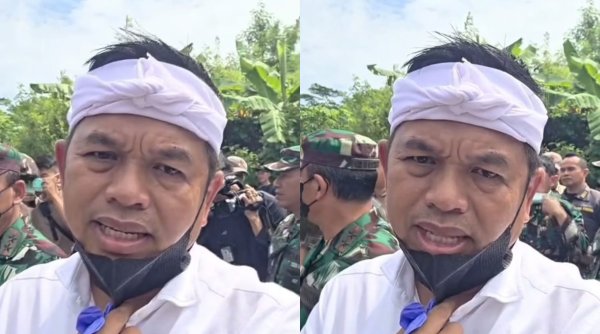 Dedi Mulyadi Temui Keluarga Korban Ledakan Amunisi Kadaluarsa di Garut
