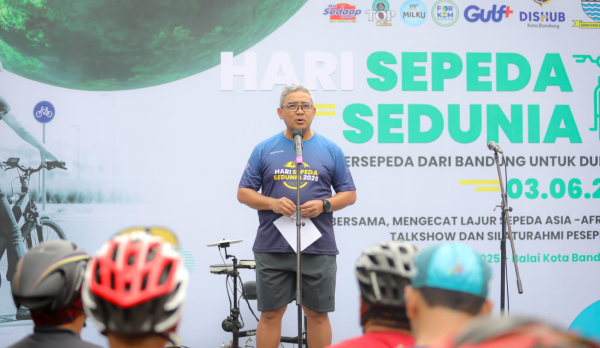 Farhan: Jalur Sepeda Asia Afrika Bandung Terpanjang di Dunia, Lintasi Dua Benua