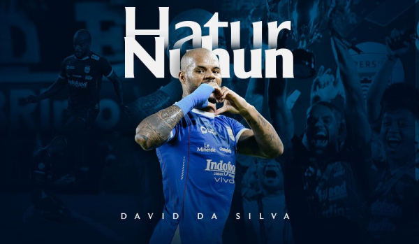 David da Silva Tinggalkan Persib, Torehkan 69 Gol dari 103 Laga