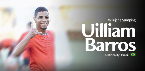 Persib Resmi Gaet Striker Brasil Uilliam Barros Pereira