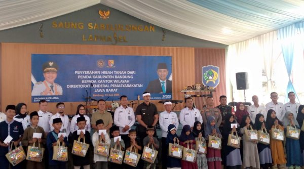Hibah Tanah dari Pemkab Bandung Dukung Fungsi Rehabilitasi dan Pembinaan di Lapas Narkotika