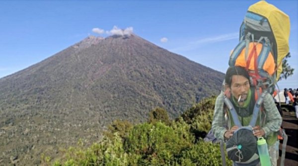 Agam Rinjani, Porter Tangguh di Balik Aksi Kemanusiaan di Gunung Rinjani