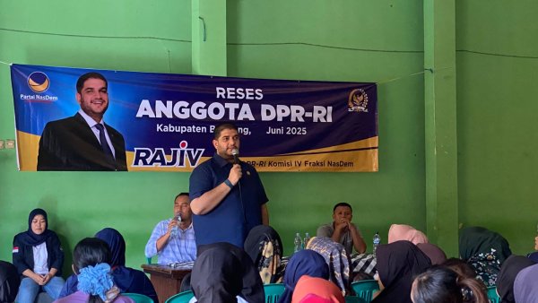 Rajiv Reses di Desa Sanggar Hurip Fokus Pada Penyediaan Fasilitas Dasar dan Kesejahteraan Warga