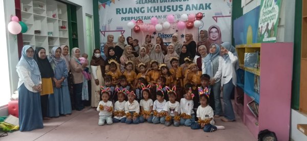 Inovasi Ruang Publik, Perpustakaan Daerah Menjadi Lokasi Pelepasan Siswa PAUD