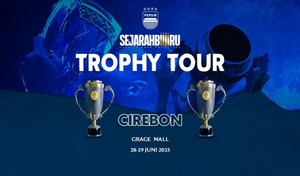 Persib Trophy Tour Sambangi Kota Cirebon