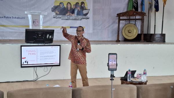 LKBN Antara Ajak Mahasiswa Sukabumi Saring Informasi dengan Prinsip Jurnalistik