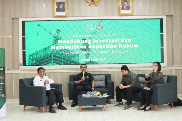 Kejari Dorong Iklim Investasi yang kondusif di Sukabumi