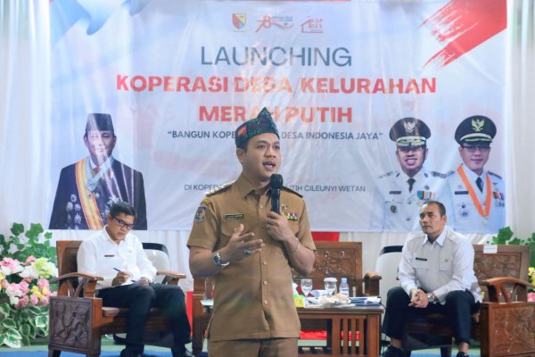 280 KDMP Resmi Terbentuk, Bupati Bandung Tekankan Profesionalisme Pengurus