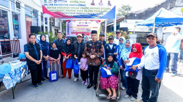 Gotong Royong Jadi Fondasi Pembangunan, Pemkot Bandung Apresiasi LPM Cipadung Kidul