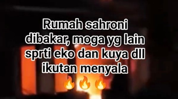 CEK FAKTA | Rumah Ahmad Sahroni di Bandung Dibakar Pendemo?