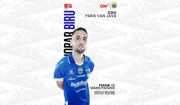 Persib dan CGV Gelar ‘Nobar Biru’ di PVJ untuk Laga Perdana Super League 2025/2026