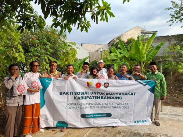 Sambut HUT RI ke-80: FKDM Kabupaten Bandung Menggelar Kegiatan Bakti Sosial
