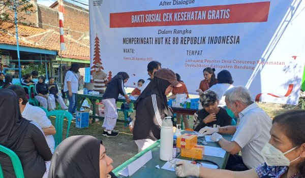 Kolaborasi PRIMA dan AMAN Indonesia, Ratusan Warga Citeureup Dapat Layanan Kesehatan Gratis